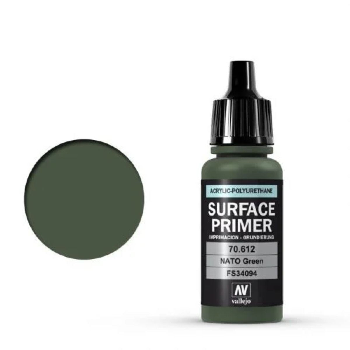Vallejo Surface Primer Nato Green 17 ml