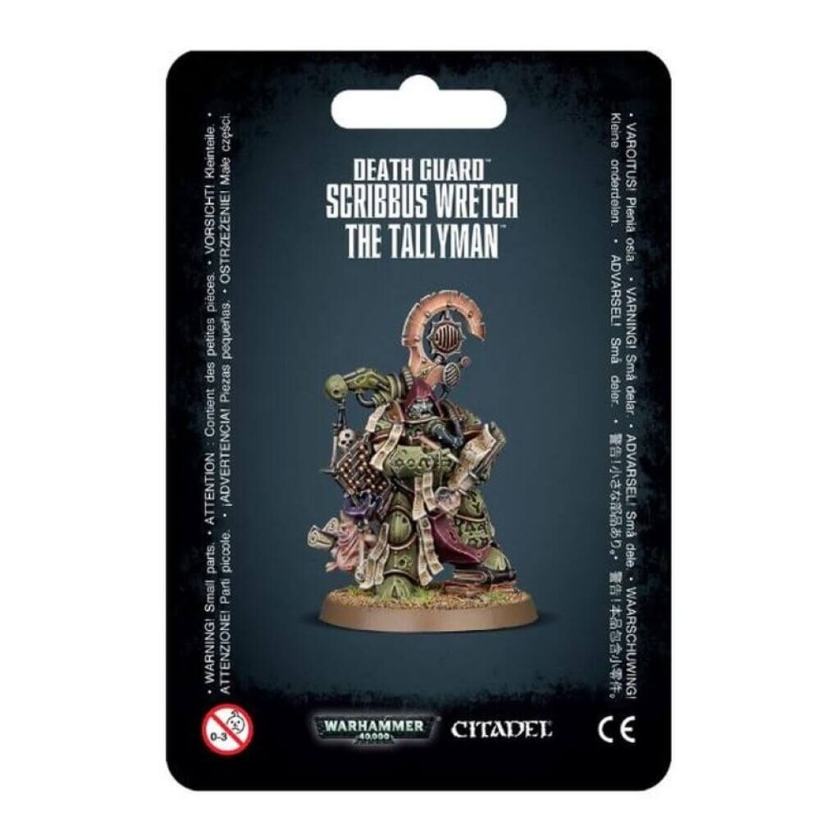 Warhammer 40.000 Death Guard Scribbus Wretch the Tallyman