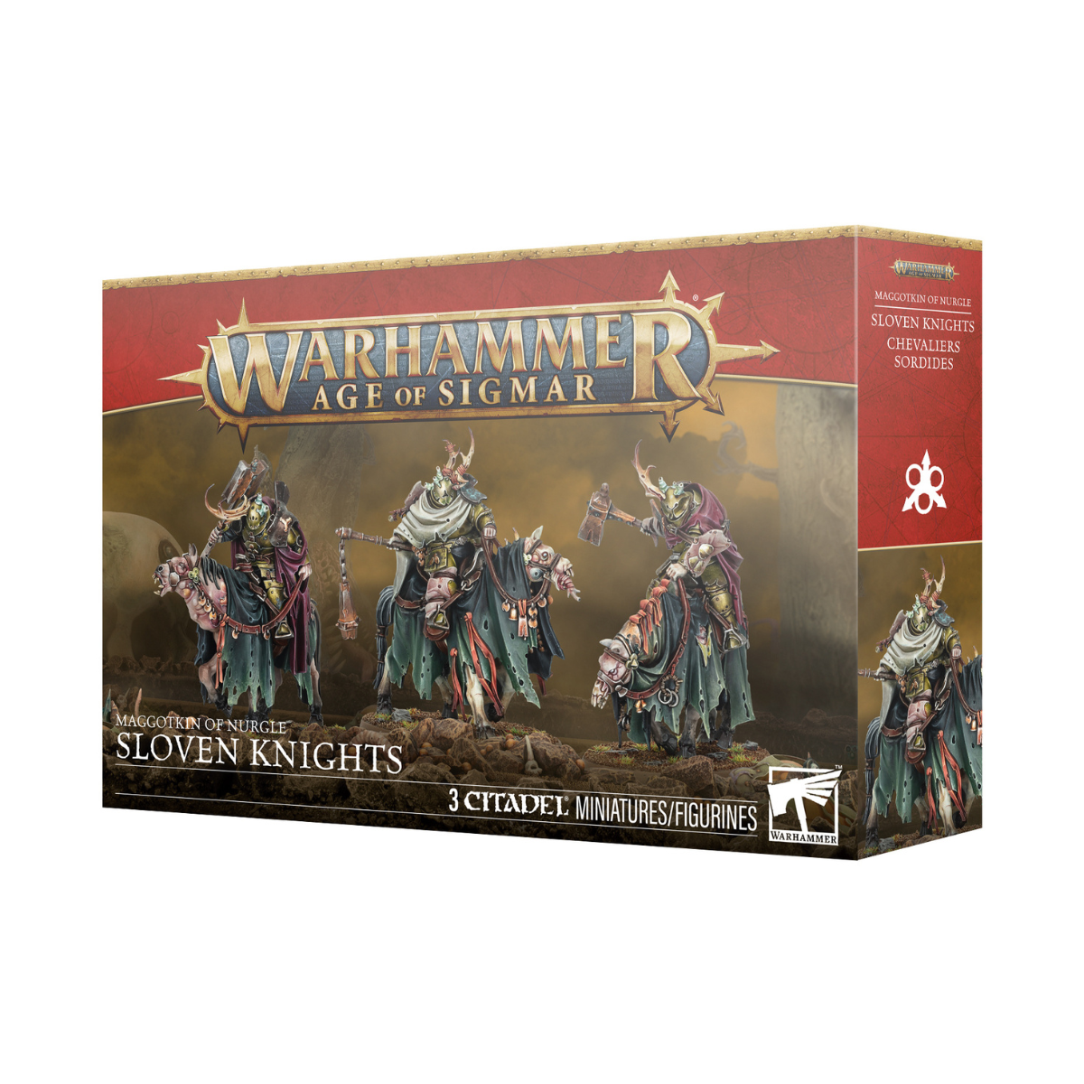 Warhammer Age of Sigmar Maggotkin of Nurgle Sloven Knights