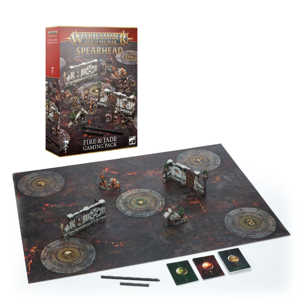 Warhammer Age of Sigmar Spearhead Spearhead Fire and Jade Gaming Pack (ENG)