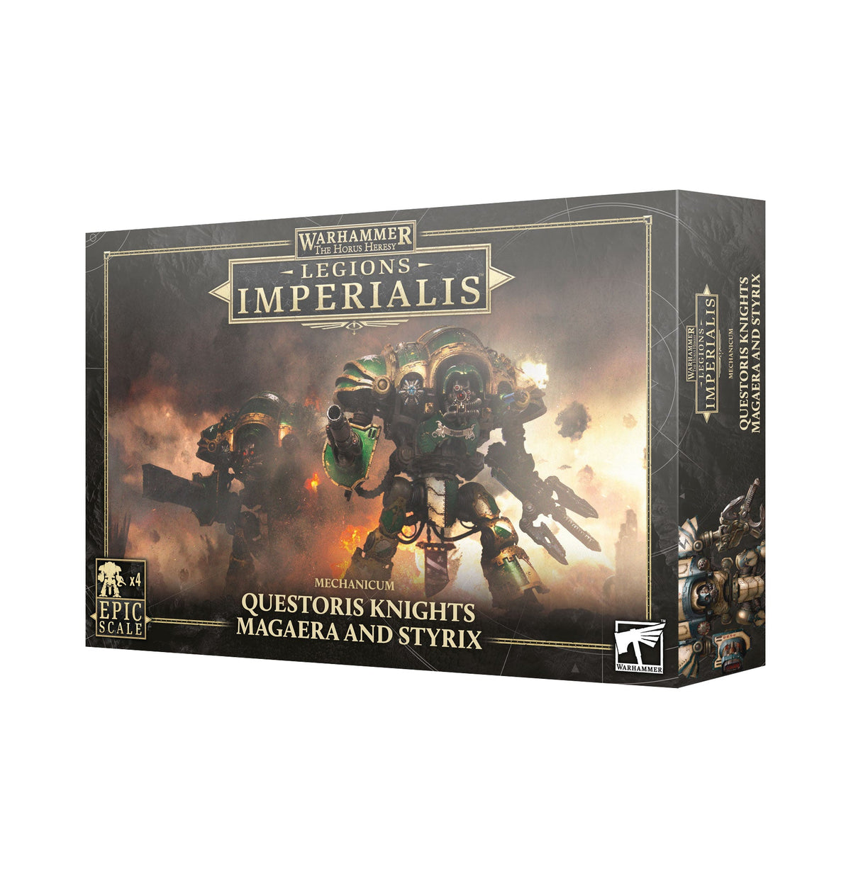 Warhammer The Horus Heresy Mechanicum Questoris Knights Magaera and Styrix