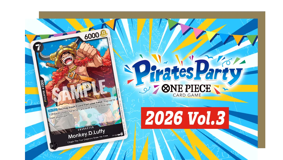 ONE PIECE CARD GAME Pirates Party 2026 Vol.3 04.09.2026