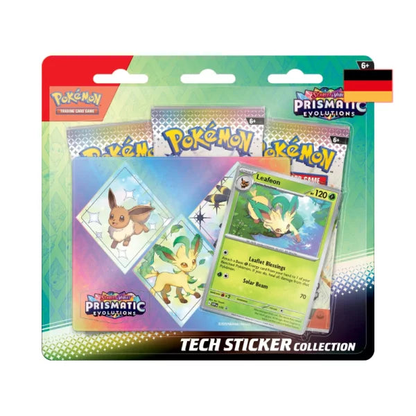 Pokémon Prismatische Entwicklungen Tech-Sticker Kollektion Folipurba Deutsch