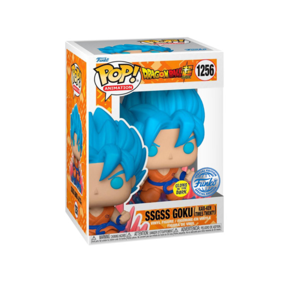 Funko POP! Dragonball Z - SSGSS Goku #1256 (Glow in the Dark)