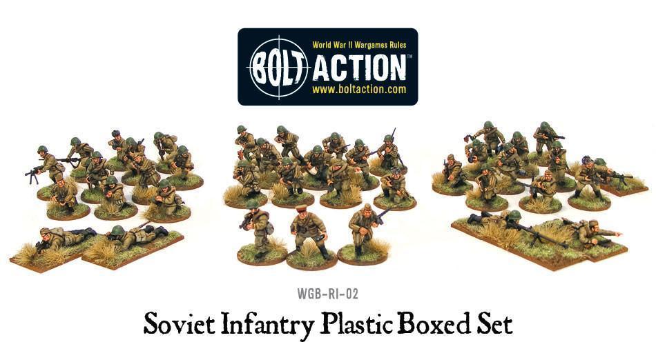 Soviet Infantry Plastic Box Set