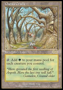 Gaea's Cradle USG-321 Rare Good Englisch