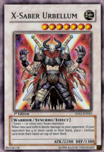 X-Säbel Urbellum 5DS2-DE043 Super Rare Light Played Deutsch
