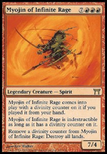 Myojin of Infinite Rage CHK-181 Rare Good Englisch
