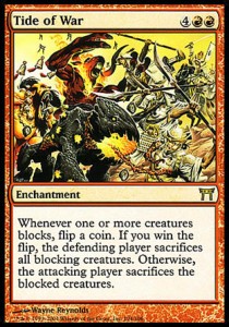 Tide of War CHK-194 Rare Light Played Englisch