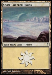 Snow-Covered Plains CSP-151 Land Light Played Englisch