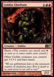 Goblin Chieftain M10-139 Rare Good Englisch