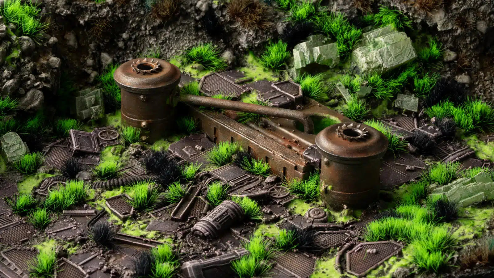 Gamers Grass Basing Bits - Spaceship Corridor