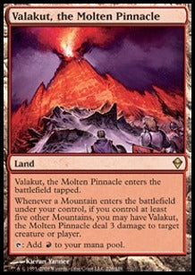 Valakut, the Molten Pinnacle ZEN-228 Rare Light Played Englisch