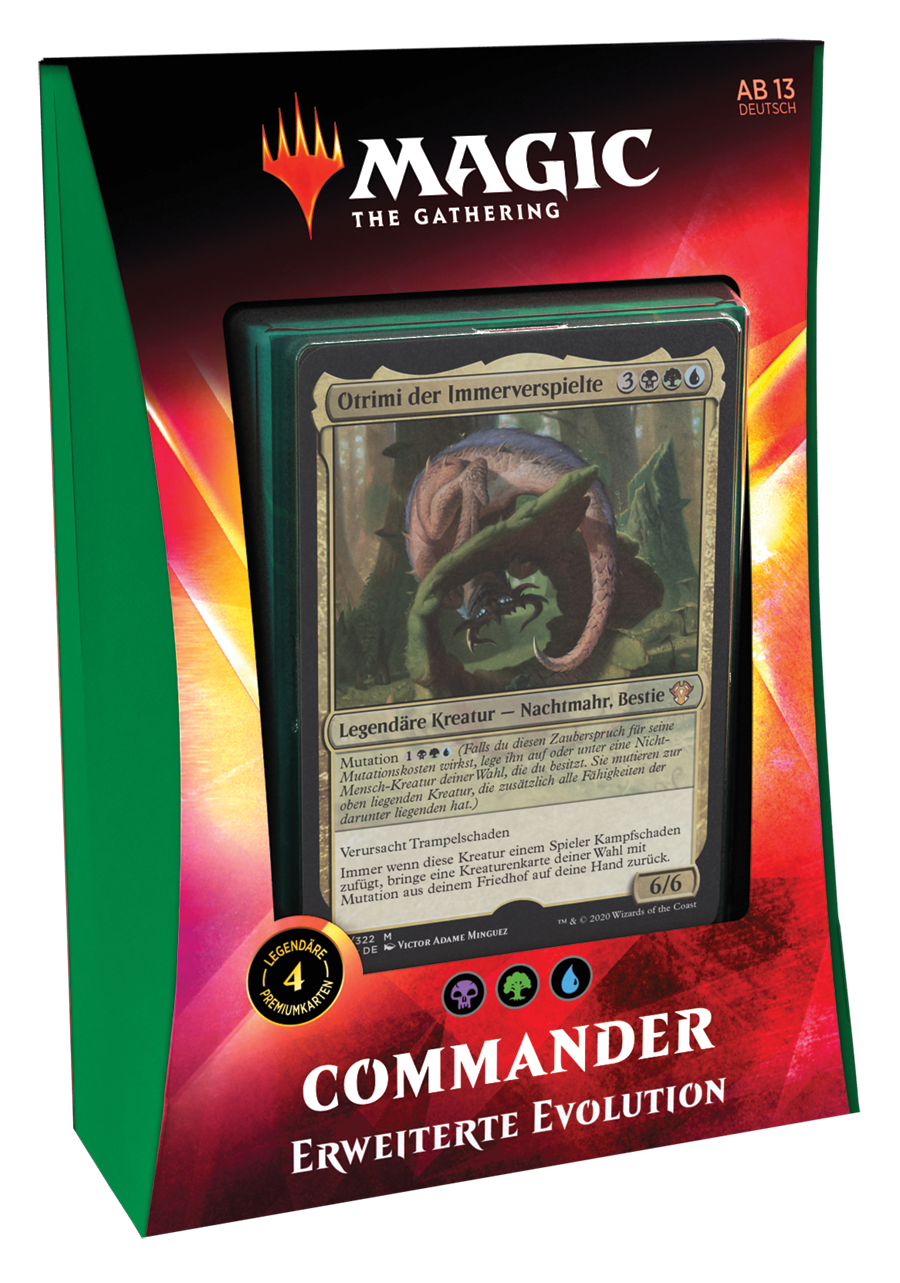 Ikoria: Reich der Behemoths Commander 2020 Deck Erweiterte Evolution deutsch