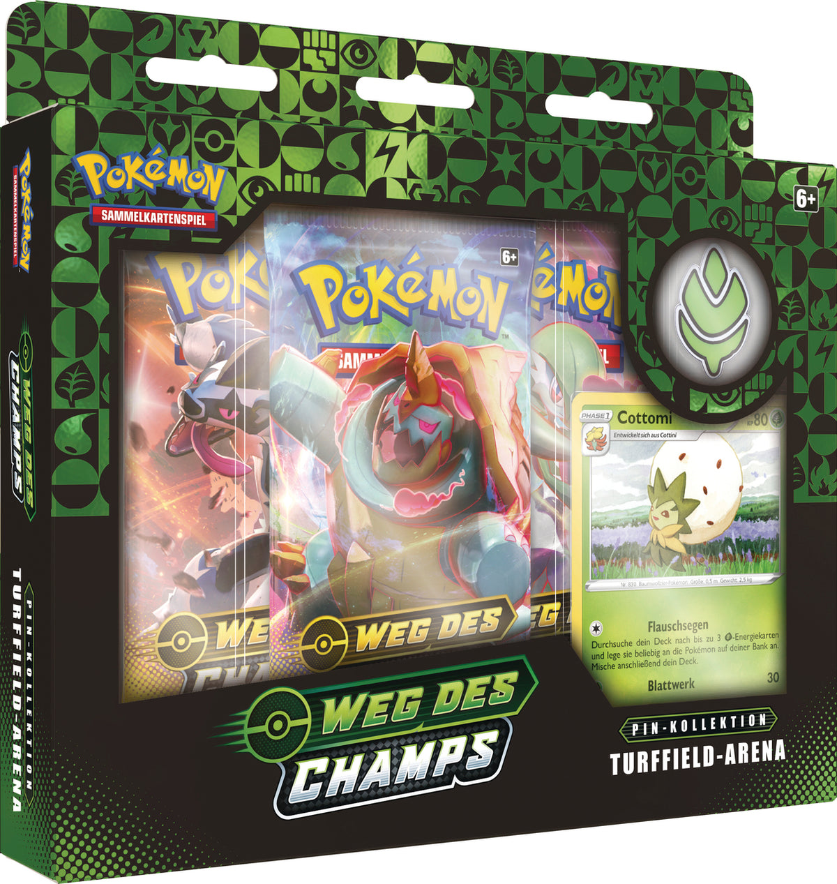 Pokémon SWSH3.5 Weg des Champs - Pin Collection Turffield-Arena - deutsch