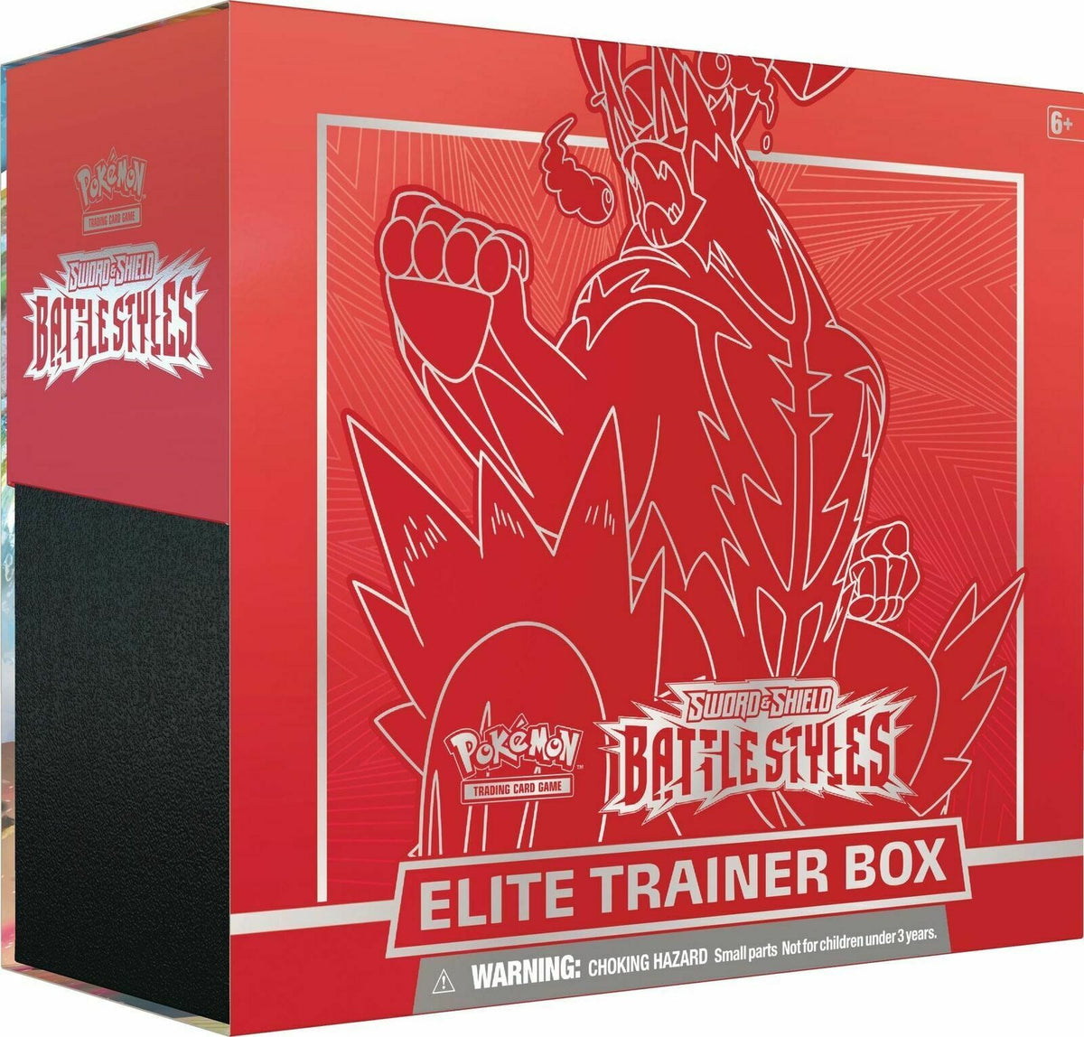 Pokémon SWSH05 - Sword and Shield - BattleStyles - Top-Trainer Box- Wulaousu (Red) - englisch