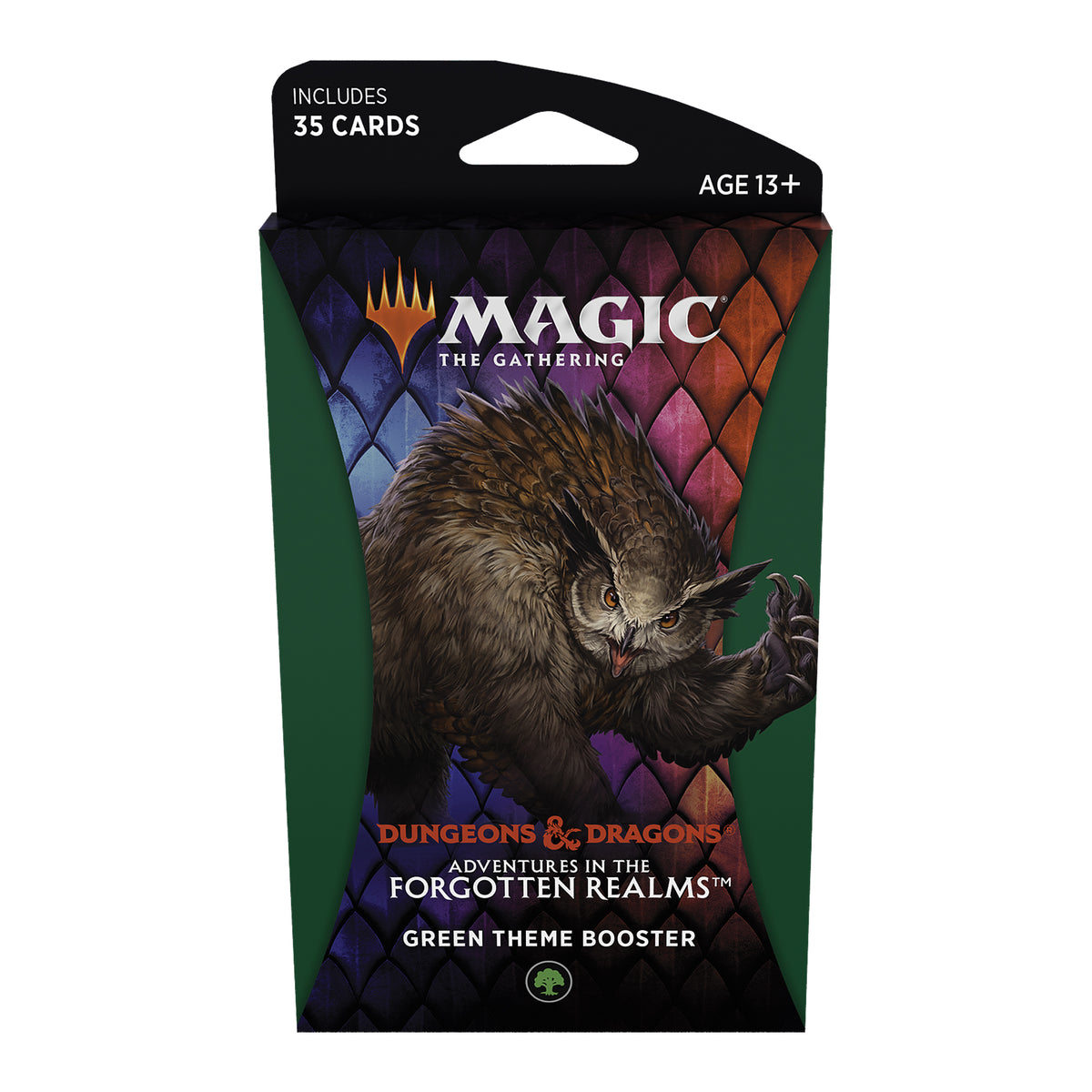 D&D Adventures in the Forgotten Realms - Theme Booster Green - englisch
