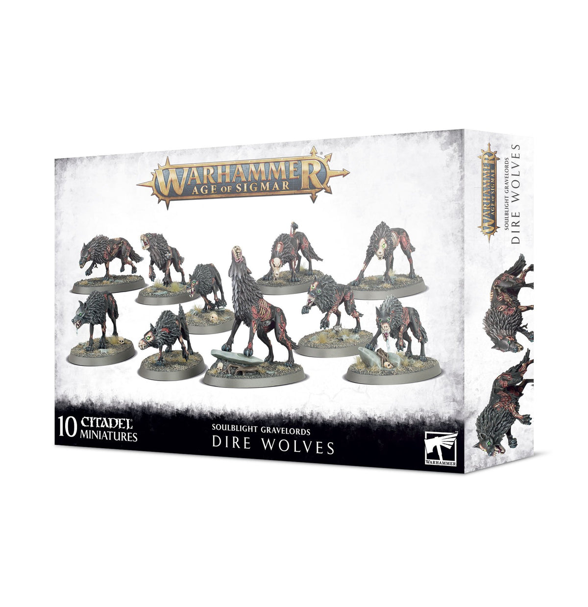 Warhammer Age of Sigmar Soulblight Gravelords Dire Wolves