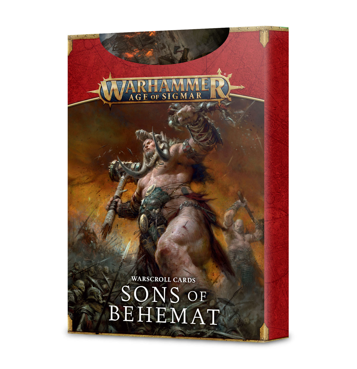 Warhammer Age of Sigmar Behemats Söhne Warscroll Cards DE
