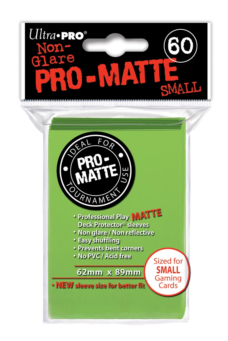 Ultra Pro - Lime Green Pro-Matte Sleeves small (60)