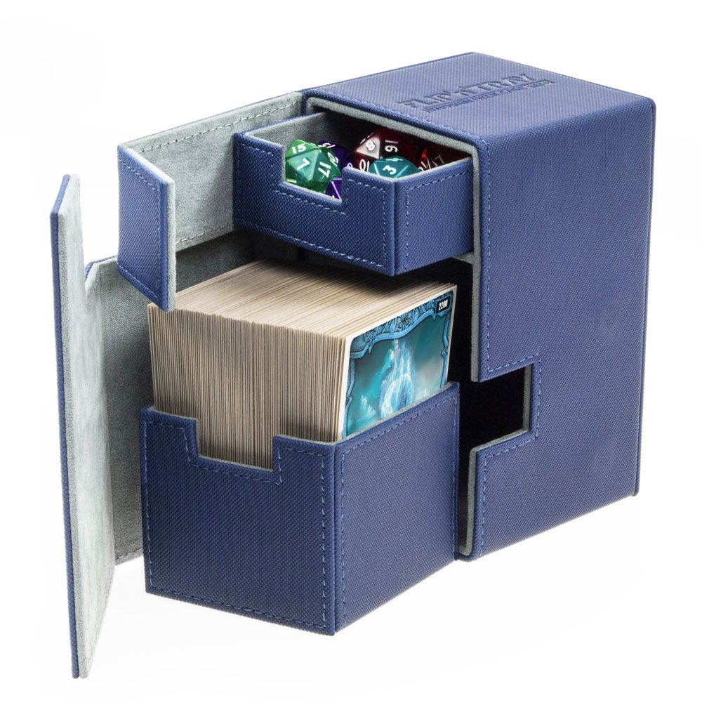 Ultimate Guard Flip´n´Tray Deck Case 100+ Standardgröße XenoSkin Blau