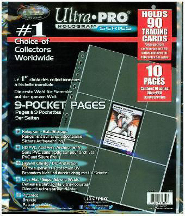 UltraPro - 9-Pocket Pages (11 Hole) Refill Pack (10 Pages)