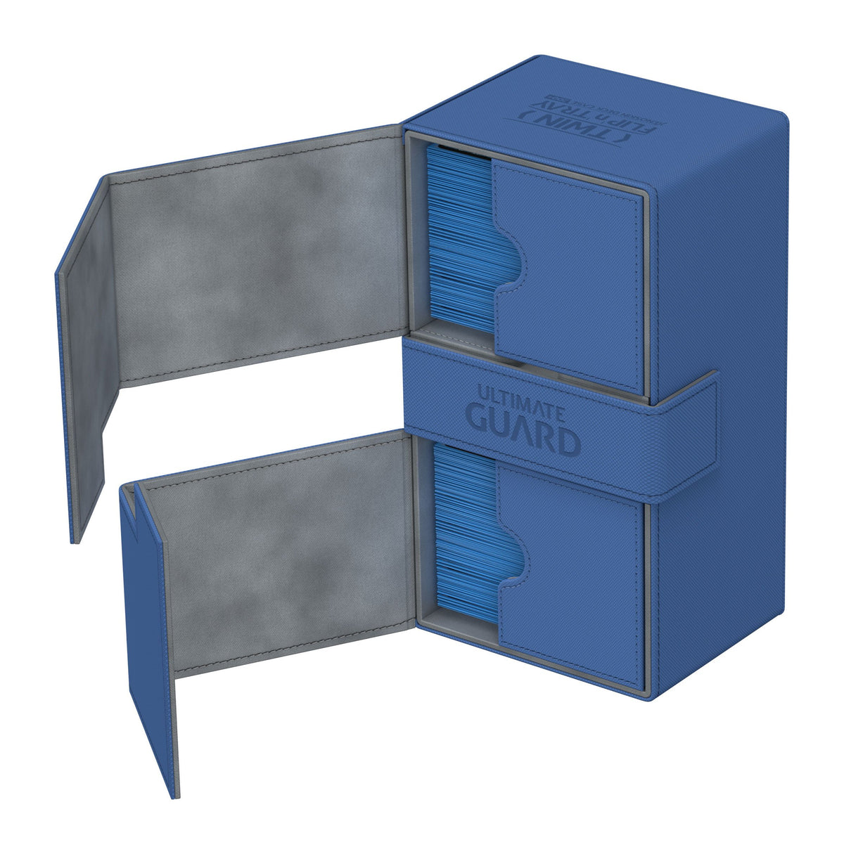 Ultimate Guard Twin Flip'n'Tray 200+ XenoSkin Blau