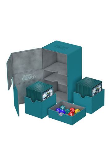 Ultimate Guard Twin Flip'n'Tray 160+ XenoSkin Petrol