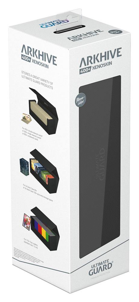 Ultimate Guard Arkhive 400+ XenoSkin Monocolor Schwarz