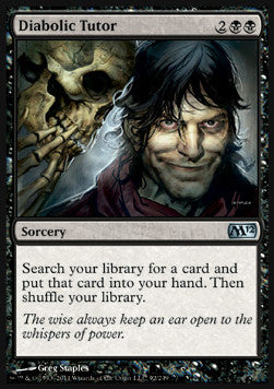 Diabolic Tutor M12-92 Uncommon Excellent Englisch