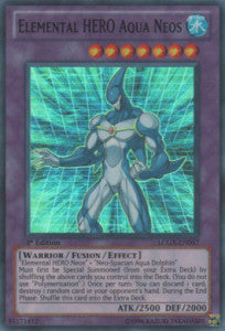 Elementar-HELD Aqua Neos LCGX-057 Super Rare Excellent Deutsch
