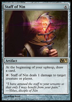 Staff of Nin M13-217 Rare Light Played Englisch