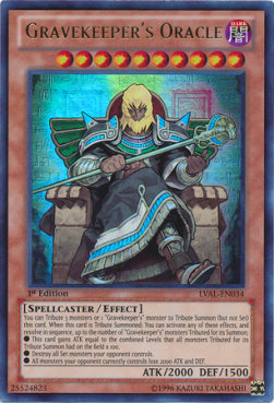 Grabwächters Orakel LVAL-034 Ultra Rare Excellent Deutsch 1. Auflage