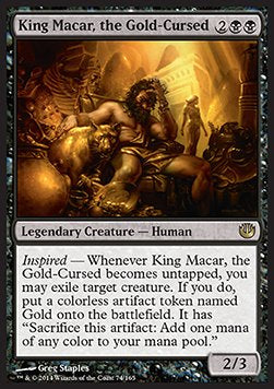 King Macar, the Gold-Cursed JOU-74 Rare Excellent Englisch