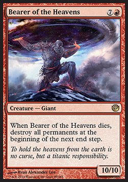 Bearer of the Heavens JOU-89 Rare Excellent Englisch Foil
