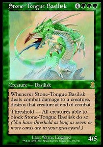 Steinzungen-Basilisk ODY-276 Rare Light Played Deutsch