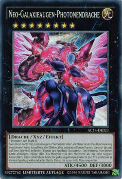 Neo-Galaxieaugen-Photonendrache AC14-023 Super Rare Poor Deutsch