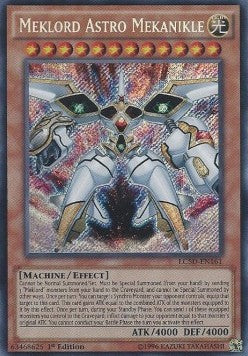 Meklord-Astromaschine LC5D-161 Secret Rare Light Played Deutsch 1. Auflage