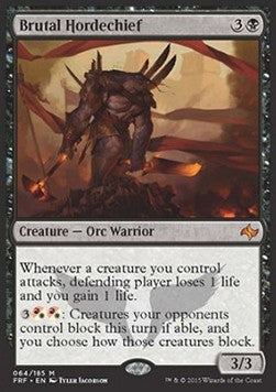 Brutaler Hordenhäuptling FRF-64 Mythic Light Played Deutsch