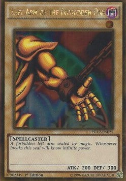 Linker Arm der Verbotenen PGL2-DE025 Gold Rare Good Deutsch 1. Auflage