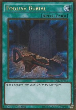 Törichtes Begräbnis PGL2-051 Gold Rare Light Played Deutsch 1. Auflage