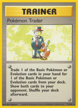 Pokemon-Händler BS-77 Rare Poor Deutsch