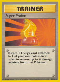 Super Potion BS-90 Uncommon Poor Englisch
