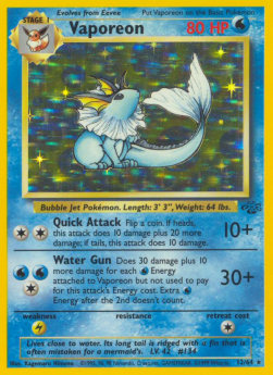 Aquana JU-12 Holo Rare Poor Deutsch