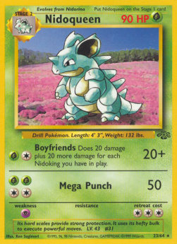Nidoqueen JU-23 Rare Played Deutsch