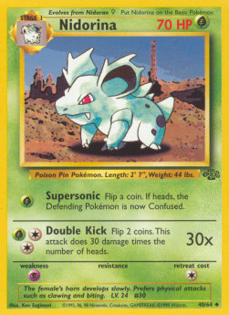 Nidorina JU-40 Uncommon Poor Deutsch