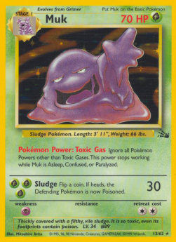 Sleimok FO-13 Holo Rare Played Deutsch