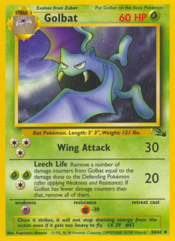 Golbat FO-34 Uncommon Light Played Deutsch