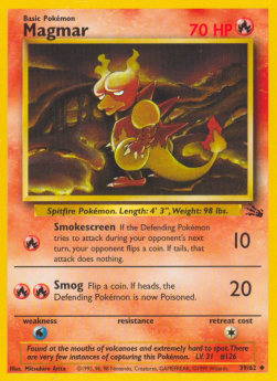 Magmar FO-39 Uncommon Near Mint Englisch