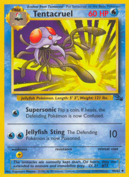 Tentacruel FO-44 Uncommon Light Played Englisch